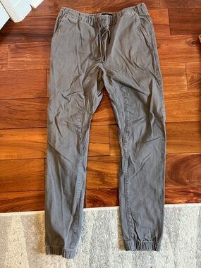 Fashion Nova Men's Grey Drawstring Joggers